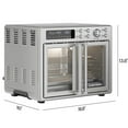 thumbnail image 8 of Chefman 10-in-1 Stainless Steel French Door Toaster Oven Air Fryer, 8 of 8