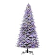 thumbnail image 4 of Member's Mark 12' Flocked Silverthorn Pre-Lit Christmas Tree, 4 of 10