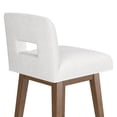 thumbnail image 19 of HH2 Home Upholstered Key Back Wood Adjustable Height Swivel Bar Stool, 19 of 19