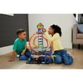 thumbnail image 2 of Hot Wheels Mega Loop Garage Playset with 1 Die-Cast Toy Car & 1 Toy Helicopter, 2 of 6