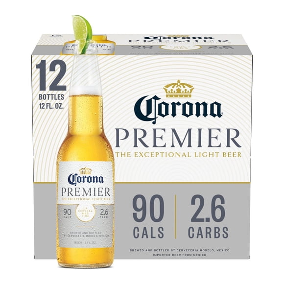 Corona Premier Mexican Light Lager Beer, 12 fl. oz. bottle, 12 pk.