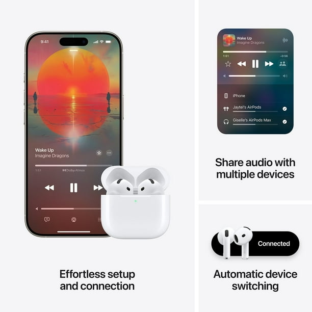 【即購入OK】Apple AirPods 4 Buy AirPods 4 without Active Noise Cancellation - Apple