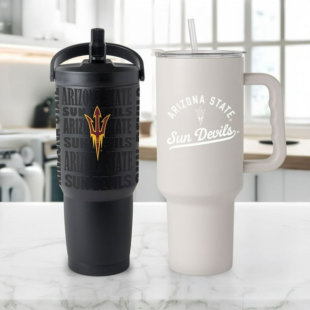 Logo Brands Arizona State Sun Devils Stainless Steel Tumbler Set