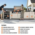 thumbnail image 4 of Blackstone 5-Piece Outdoor Kitchen Module Set with 36" Drop-In Propane Gas Griddle, 4 of 12