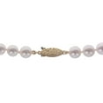 thumbnail image 3 of Cultured Akoya Pearl Necklace and Stud Earring Set in 18K Gold, 3 of 5
