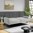 thumbnail image 2 of Serta Preston Convertible Polyester Fabric Sofa, 2 of 14
