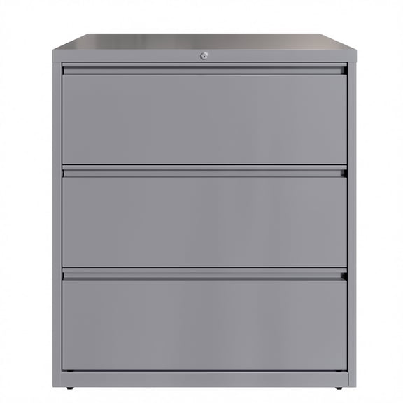 Hirsh 36" Wide 3-Drawer Lateral File Cabinet, Choose Color