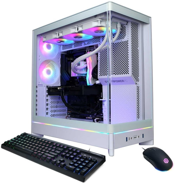 CyberPowerPC Gamer Supreme Liquid Cool SLC11180CPG w/ AMD Ryzen 9 9900X 4.4GHz CPU | 32GB DDR5 | AMD Radeon RX 9070 XT 16GB | 2TB PCIe 4.0 NVMe SSD | WiFi/BT & Win 11 Home