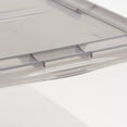 thumbnail image 7 of IRIS USA 58-Quart Snap Top Plastic Storage Box, Clear with Gray Lid, Set of 5, 7 of 8