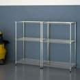 thumbnail image 5 of TRINITY BASICS EcoStorage 3-Tier NSF Wire Shelving, 23.2" W x 13.4" D x 35.6" H, 2 Pack, 5 of 16