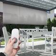 thumbnail image 4 of Rechargeable Motorized Outdoor Sun Shade With Protective Valance - Shale, 4 of 9