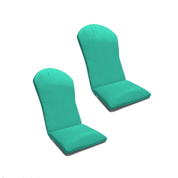 Outdoor 19.5" x 49.5" Adirondack Chair Cushions, Set of 2