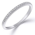 thumbnail image 1 of Round Cut Diamond Band in 14K Gold, 1 of 5