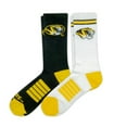 thumbnail image 1 of Mizzou Tigers Adult 2-Pack Crew Socks, 1 of 2