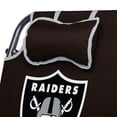 thumbnail image 5 of Logo Brands Las Vegas Raiders Reclining Beach Chair, 5 of 7