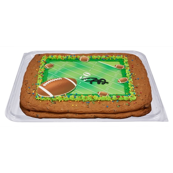 Football Half Sheet Cookie Cake