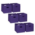 thumbnail image 1 of RiverRidge Folding Bins Cube Storage Cubbies, Set of 6 Playroom Organizers, 1 of 6