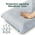thumbnail image 2 of Zinus  Night Therapy Graphite Cooling Memory Foam Pillow, Assorted Sizes, 2 of 7