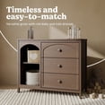 thumbnail image 3 of Graco Olivia 3 Drawer Combo Dresser, Choose Color, 3 of 9