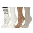 thumbnail image 1 of Cuddl Duds Women's 4-Pack Super Soft Boot Sock, 1 of 4