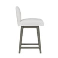thumbnail image 13 of HH2 Home Upholstered Key Back Wood Adjustable Height Swivel Bar Stool, 13 of 19