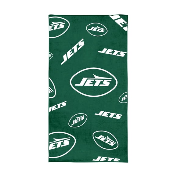 Logo Brands New York Jets 38"x72" Beach Towel