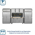 thumbnail image 2 of Seville Classics UltraHD 8-Piece Steel Garage Cabinet Storage Set With Rolling Workbench, 14 Feet Wide, 2 of 17