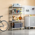 thumbnail image 16 of Member’s Mark Home 4-Tier Steel Shelving with Shelf Liners, 36" W x 14" D x 56.5" H, 16 of 18