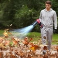 thumbnail image 2 of Bullseye Blower 20V 24,000 RPM 200 CFM Cordless Rechargeable Handheld Dust Air Blaster Electric Leaf Blower w/ 3.0Ah Battery and Charger, 2 of 4