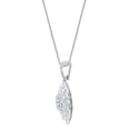 thumbnail image 2 of 1.46 CT.T.W. Round Cut Diamond Pendant Necklace in 14K Gold, 2 of 4