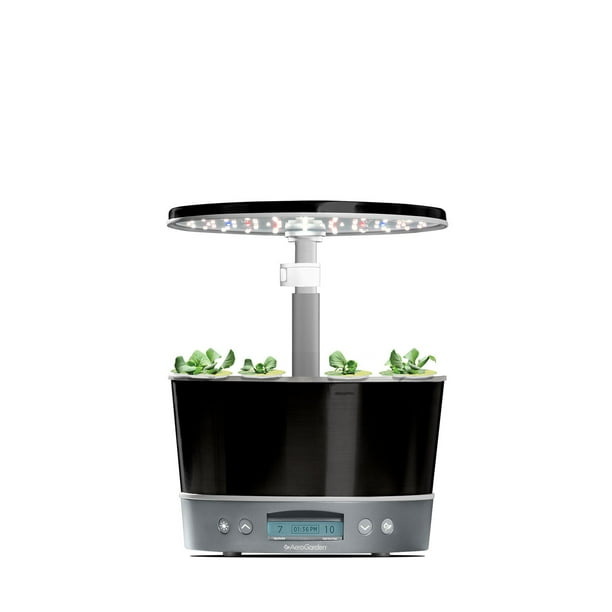 AeroGarden Harvest Elite 360 with Seed Starting System & Gourmet Herbs Seed  Pod Kit, Platinum Stainless - Samsclub.com