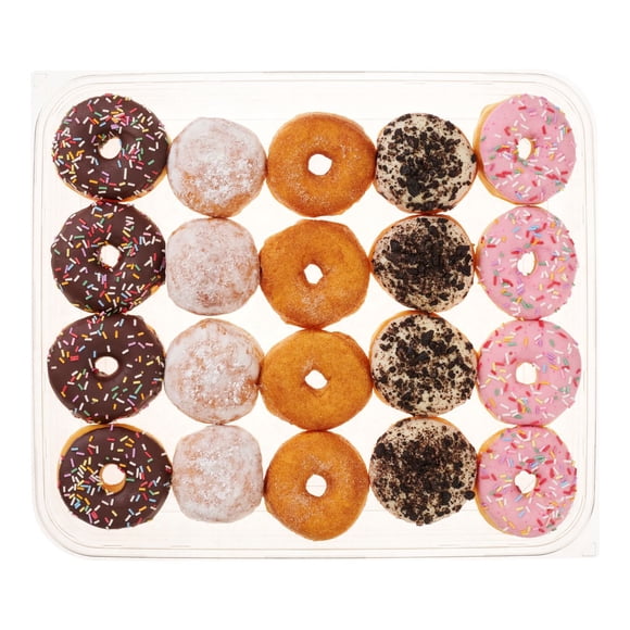 Member's Mark Assorted Donut Tray, Five Flavor Varieties, 20 ct.