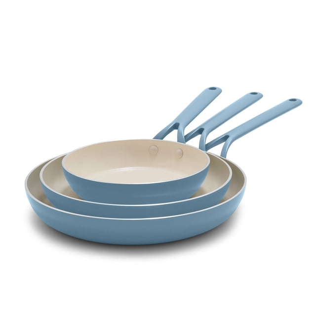 GreenPan Alto 8", 10" & 12" Ceramic Nonstick Fry Pan Set, 3-Pack