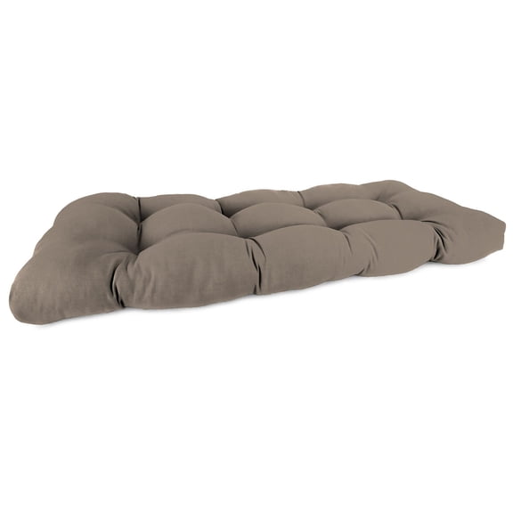 Sunbrella 44" x 18" Rectangular French Edge Settee Bench Cushion