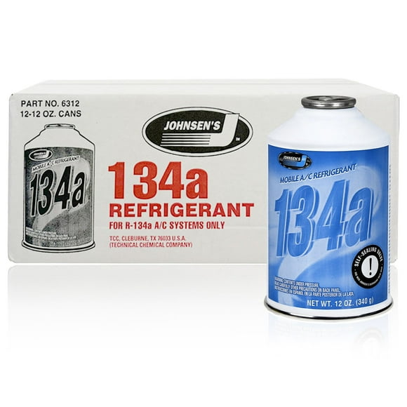 Johnsens R-134a A/C Refrigerant 12 pack, 12oz. Cans