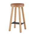thumbnail image 4 of Bower Home Upholstered Counter or Bar Stool, 2-Pack, 4 of 7
