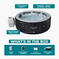 thumbnail image 16 of SaluSpa Corsica Round Energy-Saving Smart AirJet Inflatable Hot Tub, 16 of 25