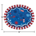 thumbnail image 2 of Member's Mark Patriotic Oval Paper Plates, 10" x 12", 50 ct., 2 of 9