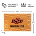 thumbnail image 3 of Logo Brands Oklahoma State Cowboys Coir Outdoor Mat, 3 of 3