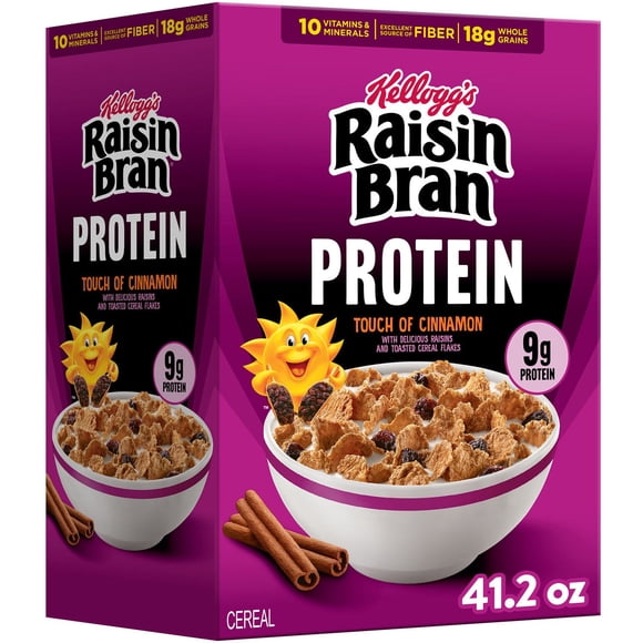 Raisin Bran Protein Breakfast Cereal, 41.2 oz.