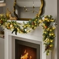 thumbnail image 1 of Member's Mark 9' Evergreen Pre-Lit Decorated Garland, 1 of 4
