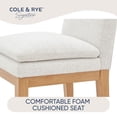 thumbnail image 5 of Cole & Rye Set of 2 Signature Fabric Counter Stool, 5 of 10