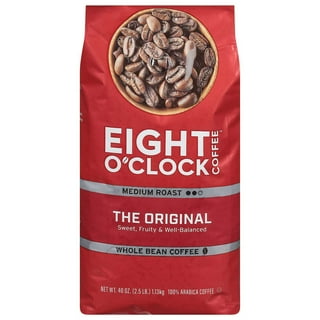 Eight O'Clock Medium Roast Whole Bean Coffee, The Original, 40 oz.
