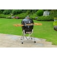 thumbnail image 3 of Vision Grills Classic Diamond Cut B-Series Kamado Grill (Assorted Colors), 3 of 7