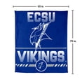 thumbnail image 7 of Logo Brands Elizabeth City State Vikings 60"x70" Super Plush Blanket, 7 of 7