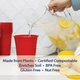 thumbnail image 4 of Matter Compostable Red Cold Cup 18oz., 50 ct., 4 of 4
