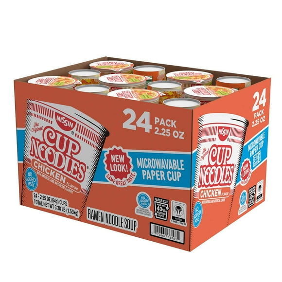 Nissin Cup Noodles, Chicken Flavor 2.25 oz., 24 ct.