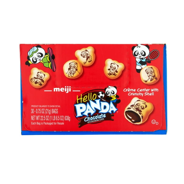 Hello Panda Chocolate Cookies, Bite Size, 0.75 oz., 30 pk