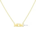 thumbnail image 4 of Mom Script Pendant Necklace in 14K Gold, 4 of 9