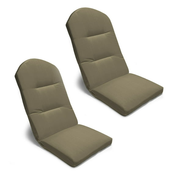 Sunbrella 20" x 45.5" Polywood Adirondack Outdoor Chair Cushions, Set of 2